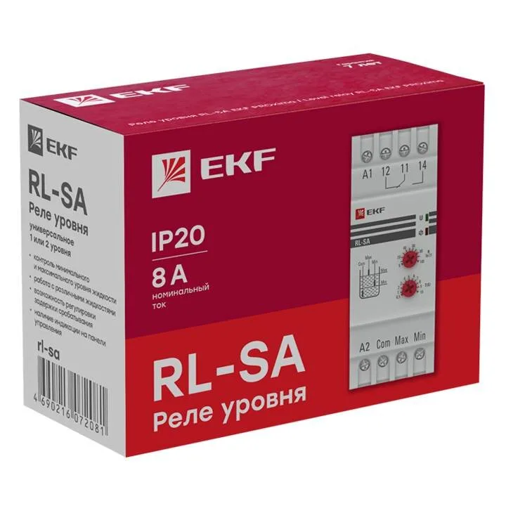 Реле уровня (универсальное 1 или 2 ур.) RL-SA EKF PROxima Реле уровня (универсальное 1 или 2 ур.) RL-SA EKF PROxima