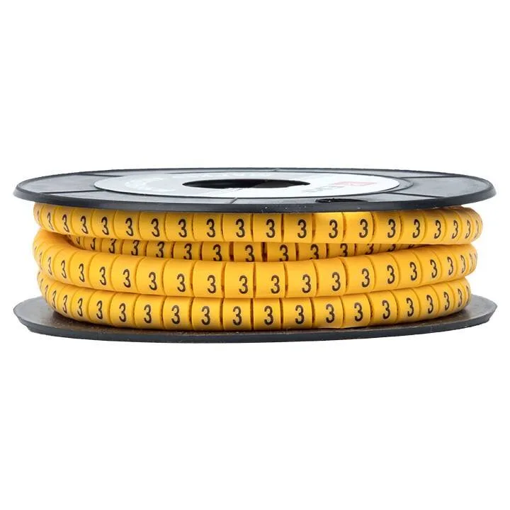 Маркер кабельный 1,5 мм2 3 (1000 шт.) (ЕС-0) EKF PROxima Маркер кабельный 1,5 мм2 3 (1000 шт.) (ЕС-0) EKF PROxima