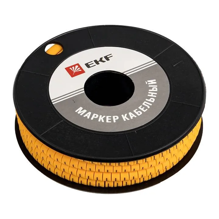 Маркер кабельный 2,5 мм2 L (1000 шт.) (ЕС-1) EKF PROxima Маркер кабельный 2,5 мм2 L (1000 шт.) (ЕС-1) EKF PROxima