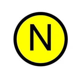 Наклейка N (d20мм.) EKF PROxima Наклейка N (d20мм.) EKF PROxima