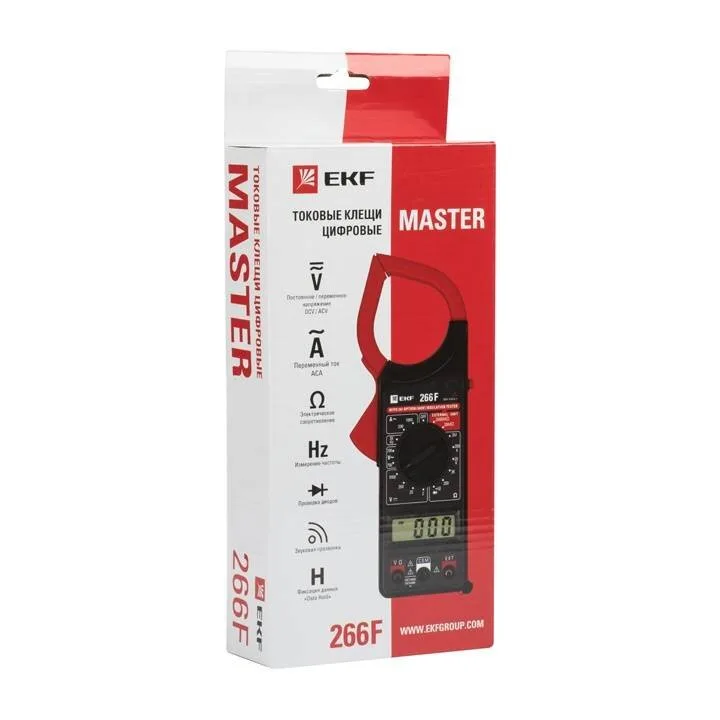Токовые клещи цифровые 266F EKF Master Токовые клещи цифровые 266F EKF Master