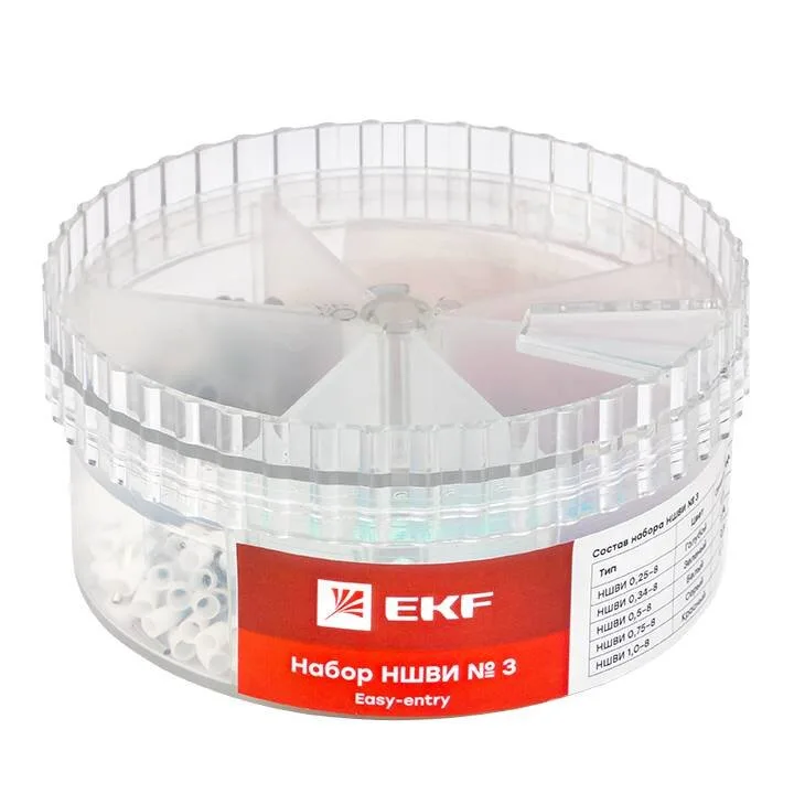 Набор НШВИ №3 (0,25-1мм2) EKF PROxima Набор НШВИ №3 (0,25-1мм2) EKF PROxima