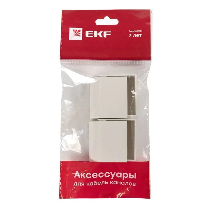 Заглушка (40х16) (4 шт) белая EKF-Plast Заглушка (40х16) (4 шт) белая EKF-Plast