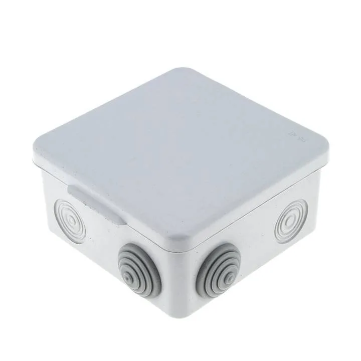 Коробка распаячная КМР-030-031 с крышкой наружная (80х80х50) 7 мембранных вводов IP54 EKF PROxima