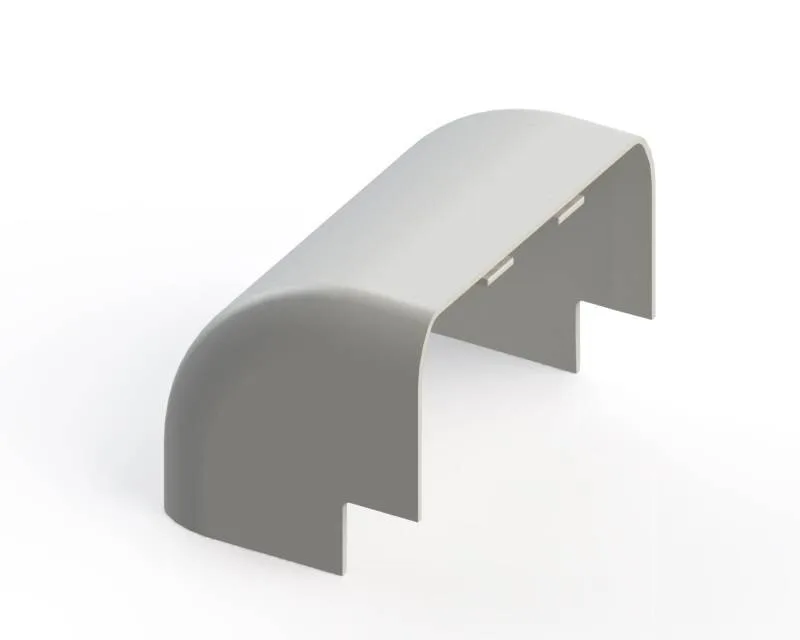 Угол внешний (105х50) (2 шт) белый EKF C-Line