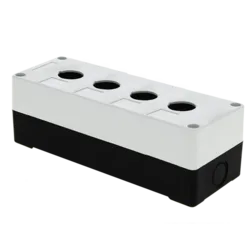 Корпус КП104 пластиковый 4 кнопки белый EKF PROxima