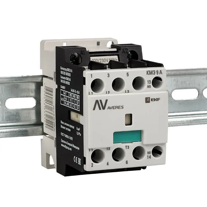 Контактор КМЭ 9А 1NC 400В АС EKF AVERES Контактор КМЭ 9А 1NC 400В АС EKF AVERES