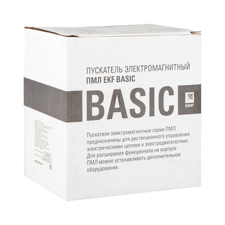 Пускатель электромагнитный серии ПМЛ-5160ДМ 95А 400В EKF Basic Пускатель электромагнитный серии ПМЛ-5160ДМ 95А 400В EKF Basic