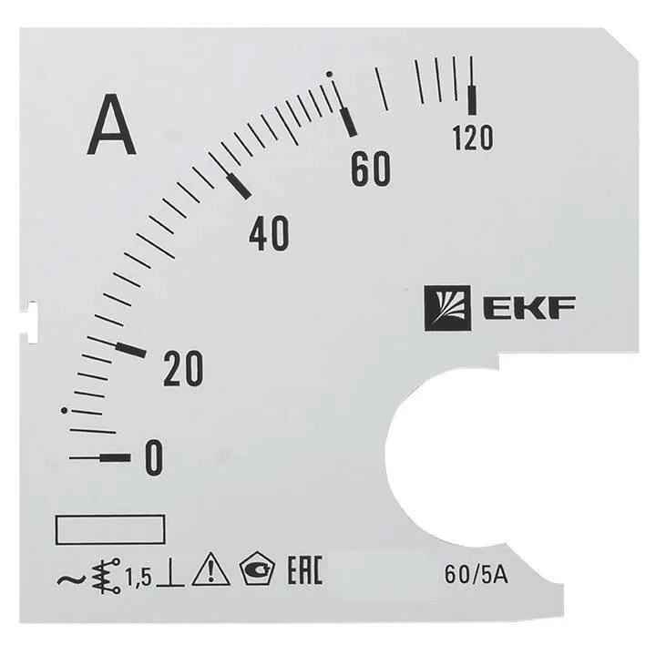 Шкала сменная для A961 60/5А-1,5 EKF PROxima