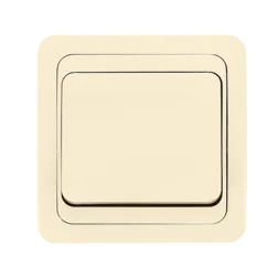 Лондон Выключатель 1-клавишный 10А бежевый EKF PROxima
