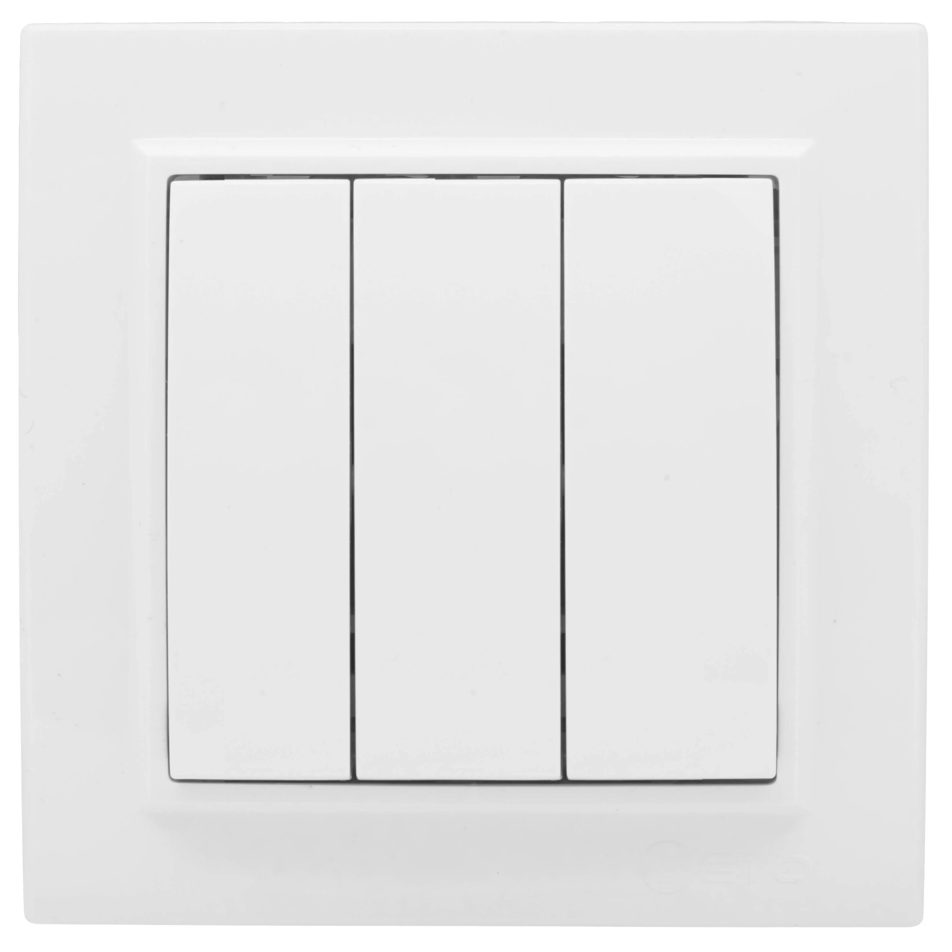 Минск Выключатель 3-клавишный СП,10А, белый EKF Basic