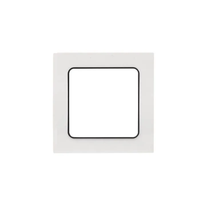 Стокгольм Рамка 1-местная белая с линией цвета черный EKF PROxima
