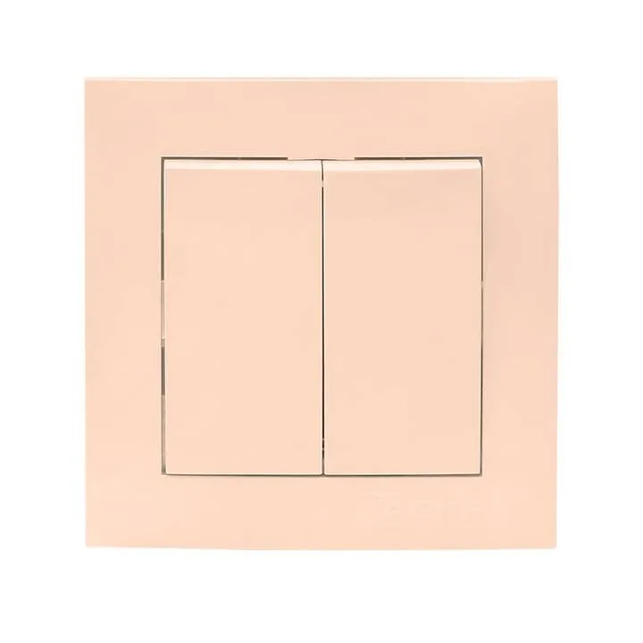 Валенсия выключатель 2-кл. 10А кремовый EKF PROxima