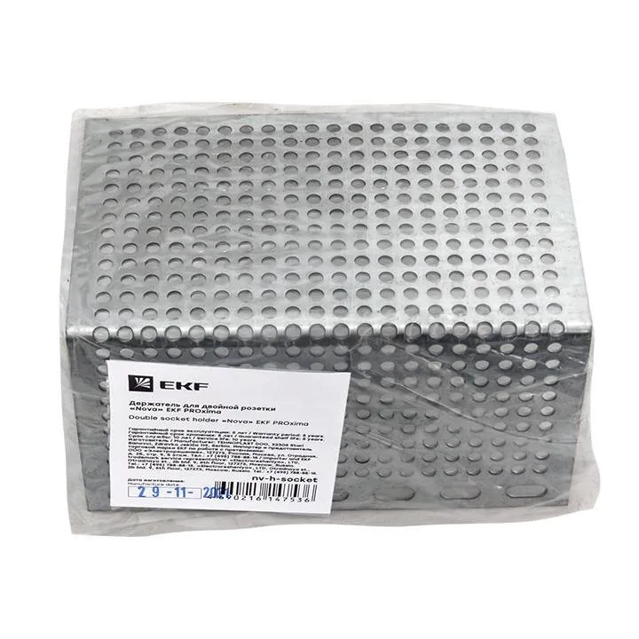 Держатель для двойной розетки Nova EKF PROxima Держатель для двойной розетки Nova EKF PROxima