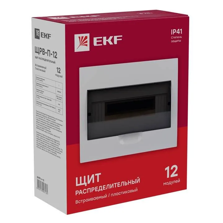Щит распред. встраиваемый ЩРВ-П-12 IP41 EKF PROxima Щит распред. встраиваемый ЩРВ-П-12 IP41 EKF PROxima