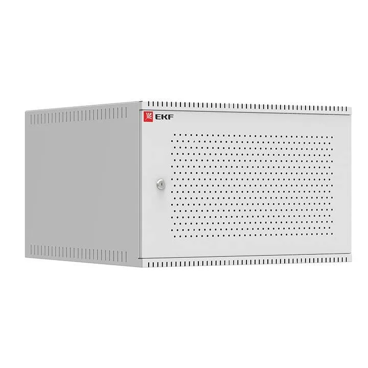 Шкаф телекоммуникационный настенный 6U (600х650) дверь перфорированная, Astra A серия EKF Basic