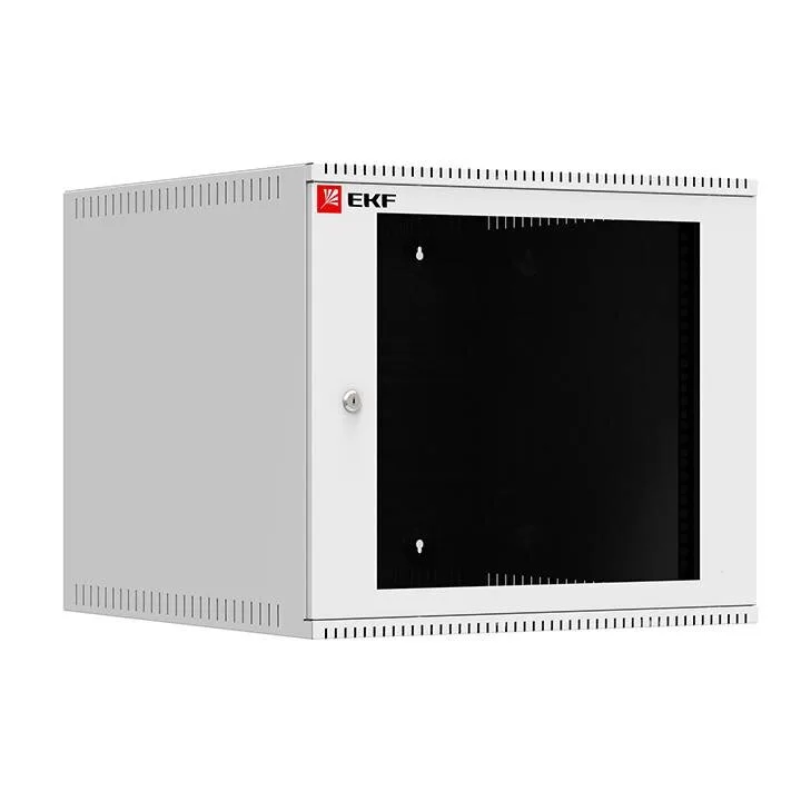 Шкаф телекоммуникационный настенный 9U (600х650) дверь стекло, Astra A серия EKF Basic