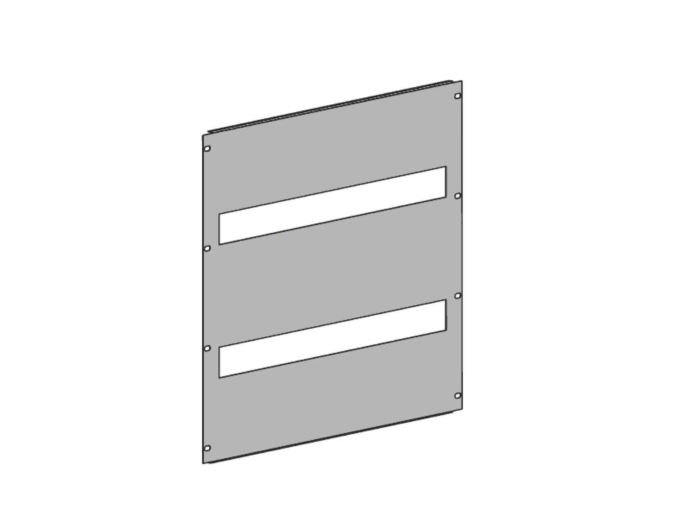 Комплект пластронов (3шт.) высотой 500мм под 2 уровня мод. авт. для ВРУ Unit шириной 450мм EKF PROxima