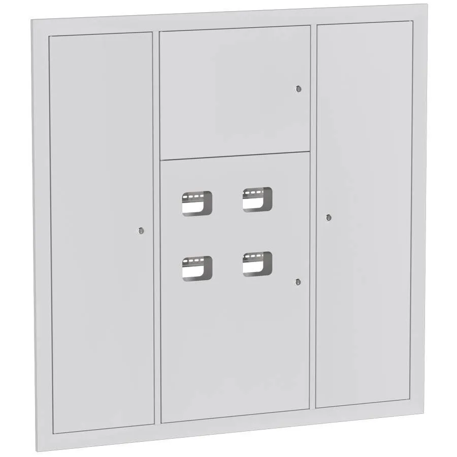 Устройство этажное распределительное встроенное типа УЭРВ 4 кв. EKF Basic 1300х1300х150