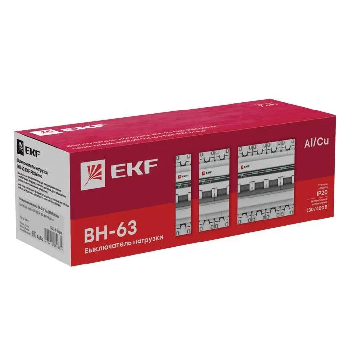 Выключатель нагрузки 1P 25А ВН-63 EKF PROxima Выключатель нагрузки 1P 25А ВН-63 EKF PROxima